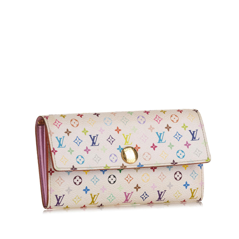 pink and white louis vuitton wallet