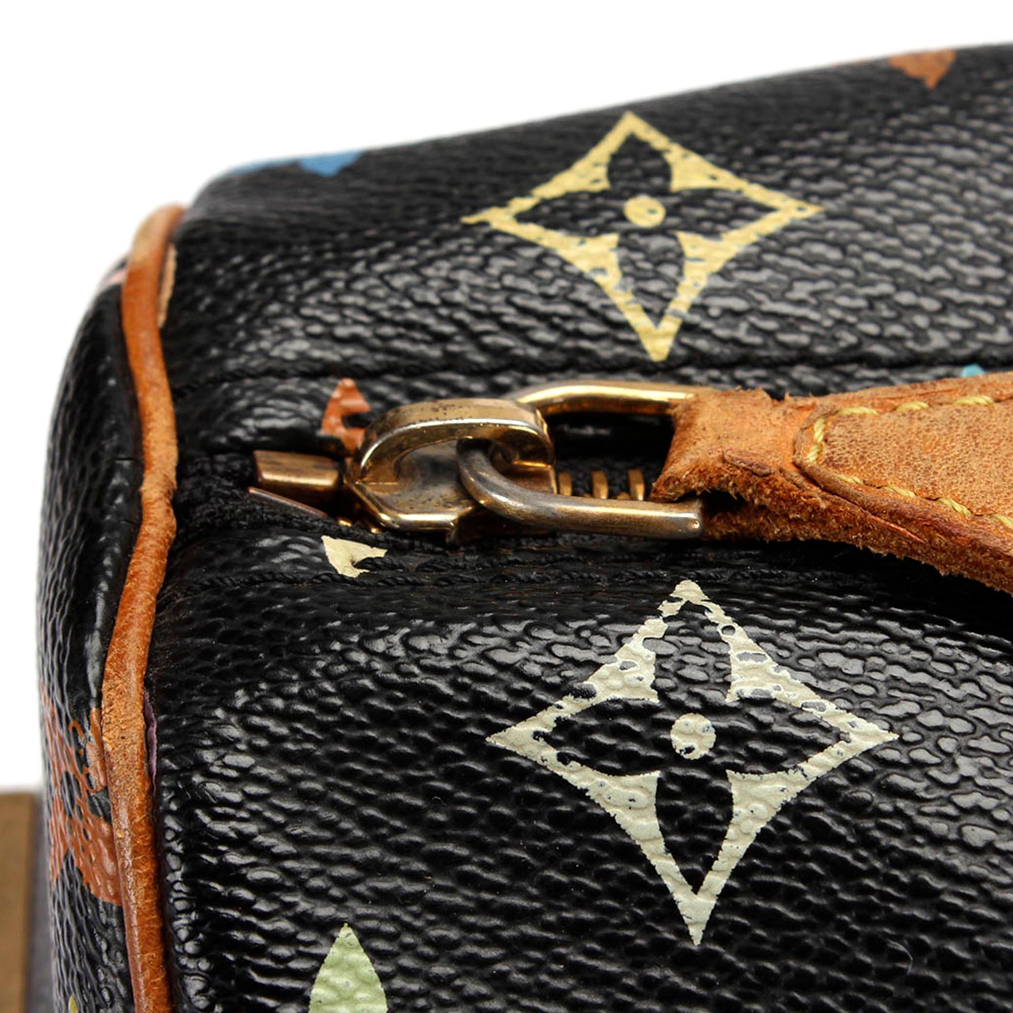 Louis Vuitton Monogram Multicolore Speedy 30 (SHG-8FVRGU)