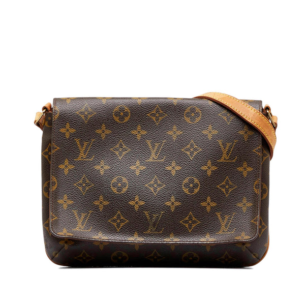 Louis Vuitton, Bags, Louis Vuitton Monogram Musette Salsa Short Shoulder  Bag M5387 Brown Pvc Leat