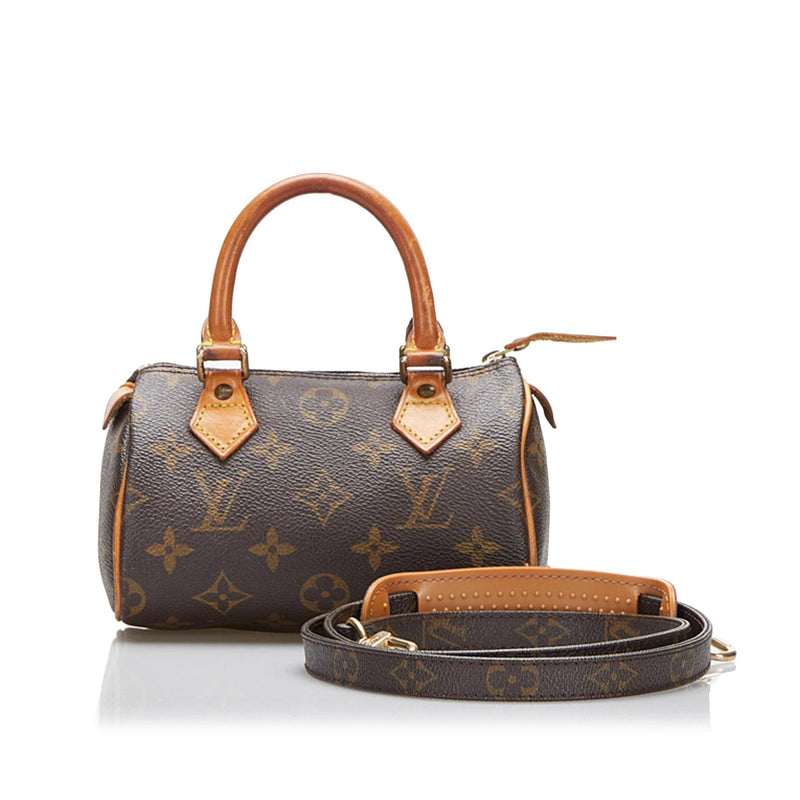 Louis Vuitton Speedy Nano Leather Crossbody Bag (Shoulder bags