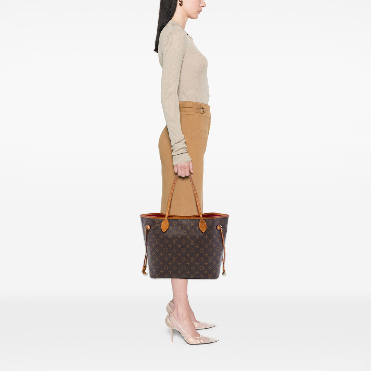 Louis Vuitton Monogram Neverfull Inside Out MM