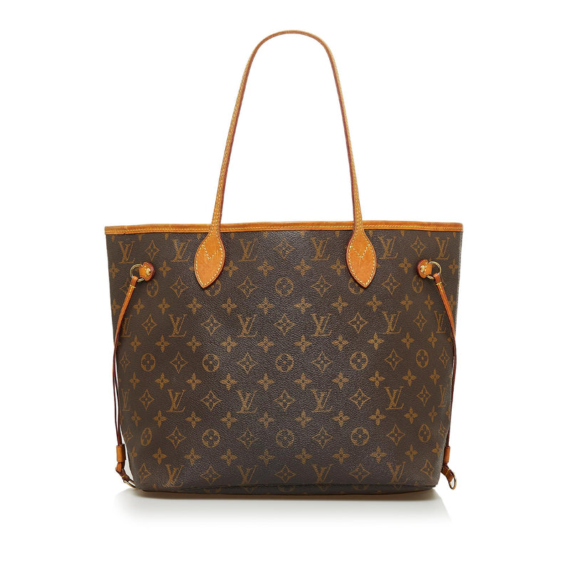 Louis Vuitton, Bags, W Tag Louis Vuitton Bay Chain Neverfull Mm