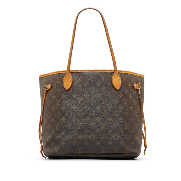 Louis Vuitton Neverfull Tote MM Brown Leather for sale online