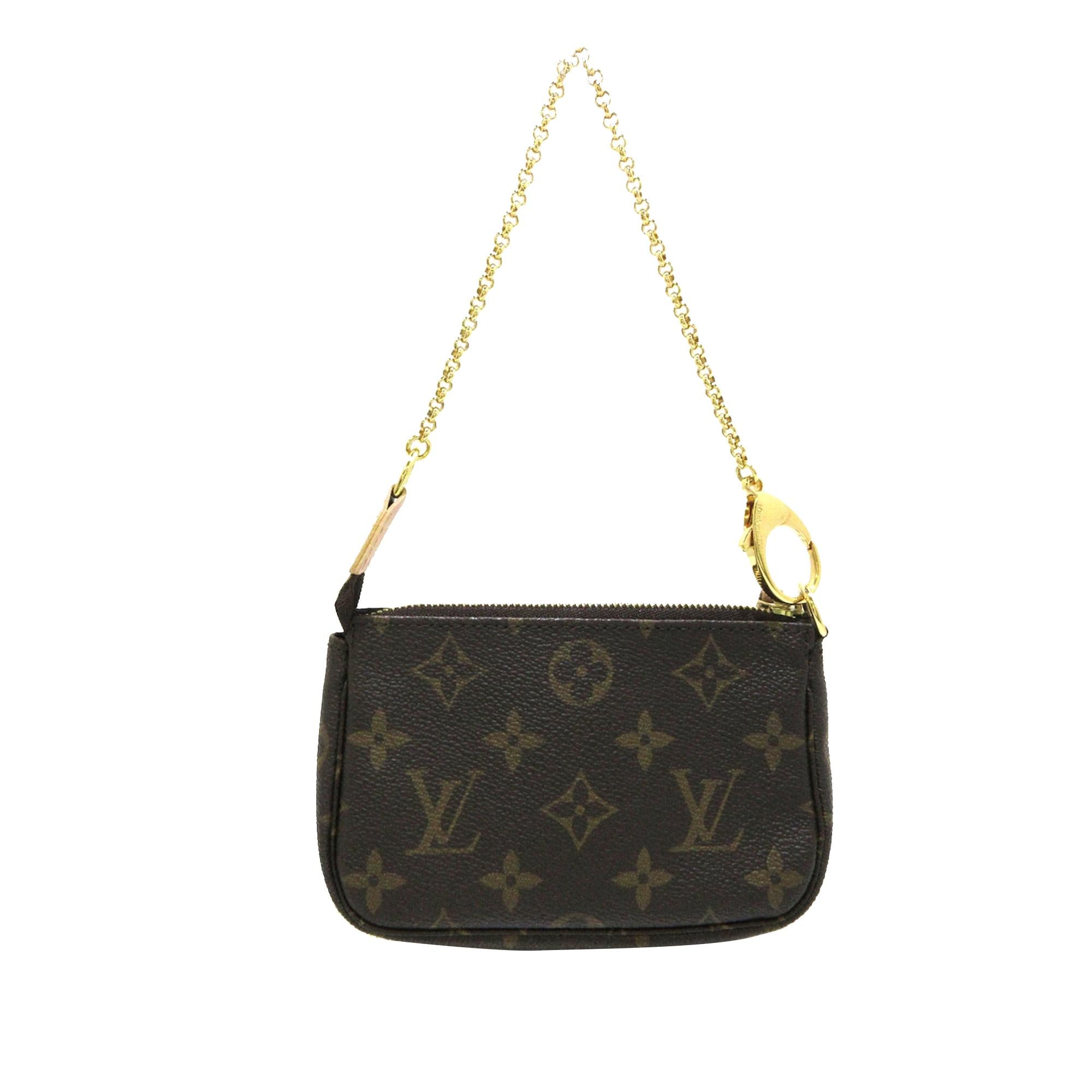 Louis Vuitton Monogram Patch Mini Pochette Accessoires (SHG-67gW7i)