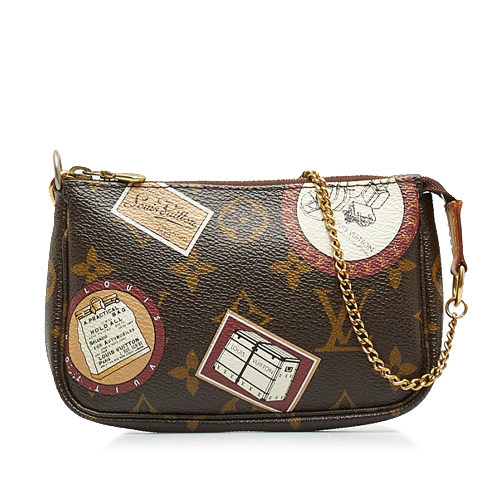 Louis Vuitton Monogram Patch Mini Pochette Accessoires (SHG-Viasx4)