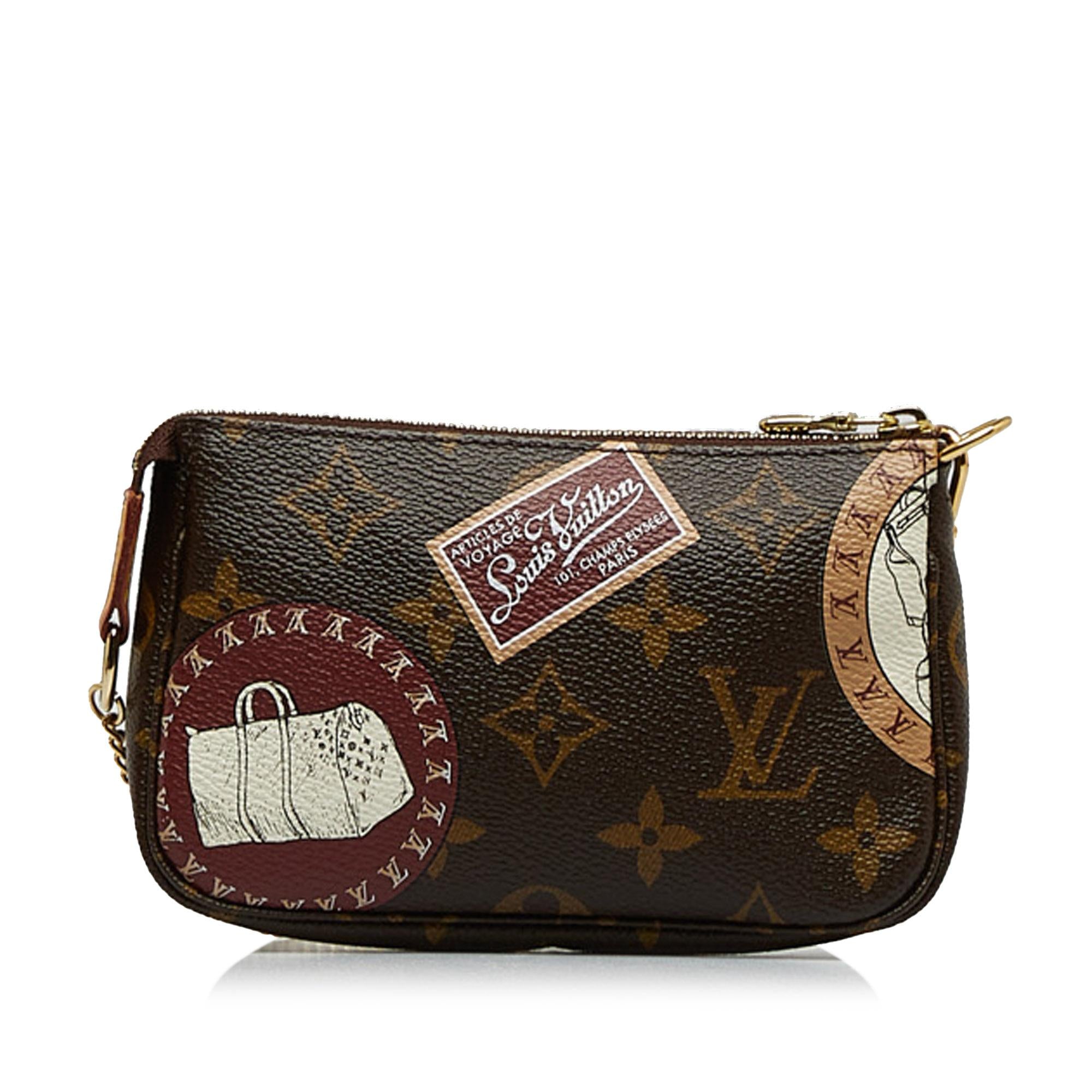 Louis Vuitton Monogram Patch Mini Pochette Accessoires (SHG-BmbQun)