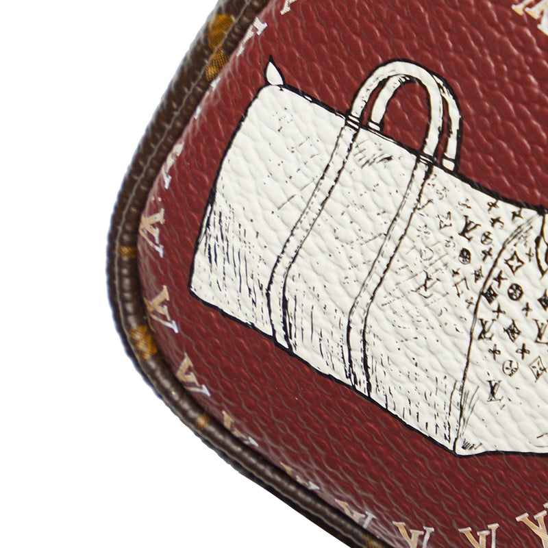 Louis Vuitton Monogram Patch Mini Pochette Accessoires (SHG-BmbQun)