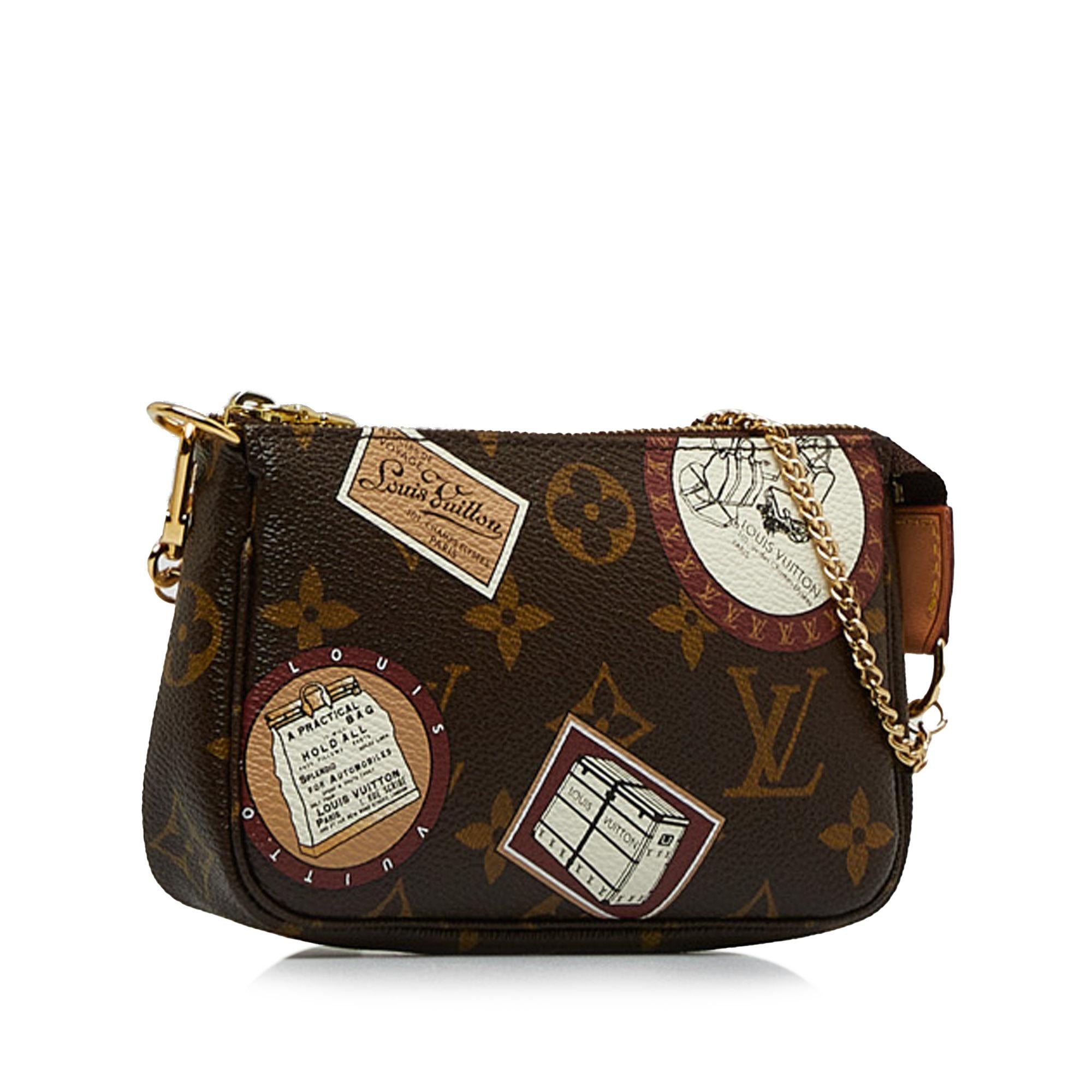 Louis Vuitton Monogram Patch Mini Pochette Accessoires (SHG-BmbQun)