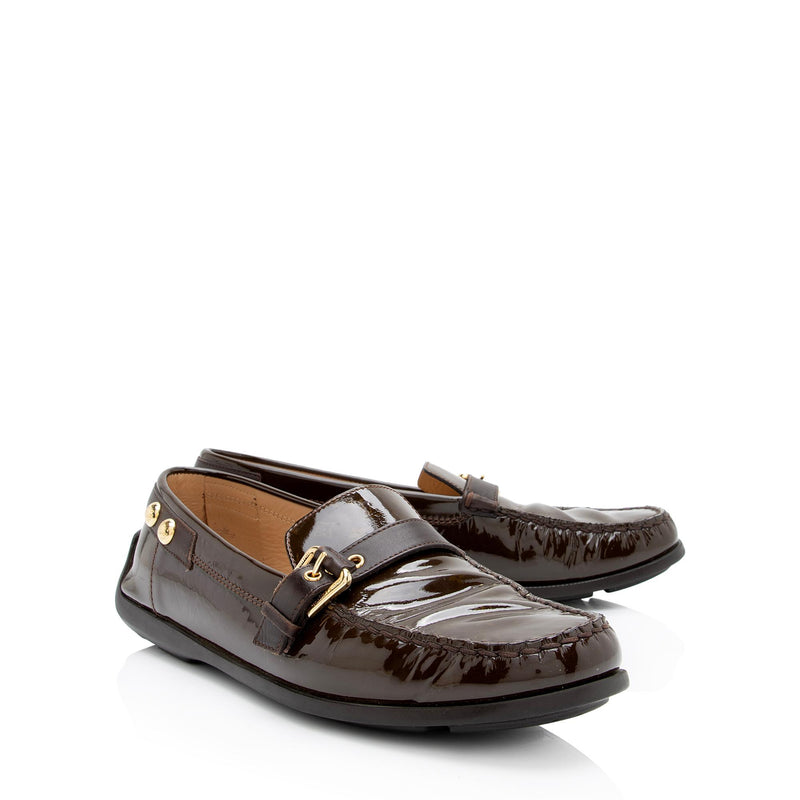 Louis Vuitton MONOGRAM Monogram Loafers Leather Logo Loafers