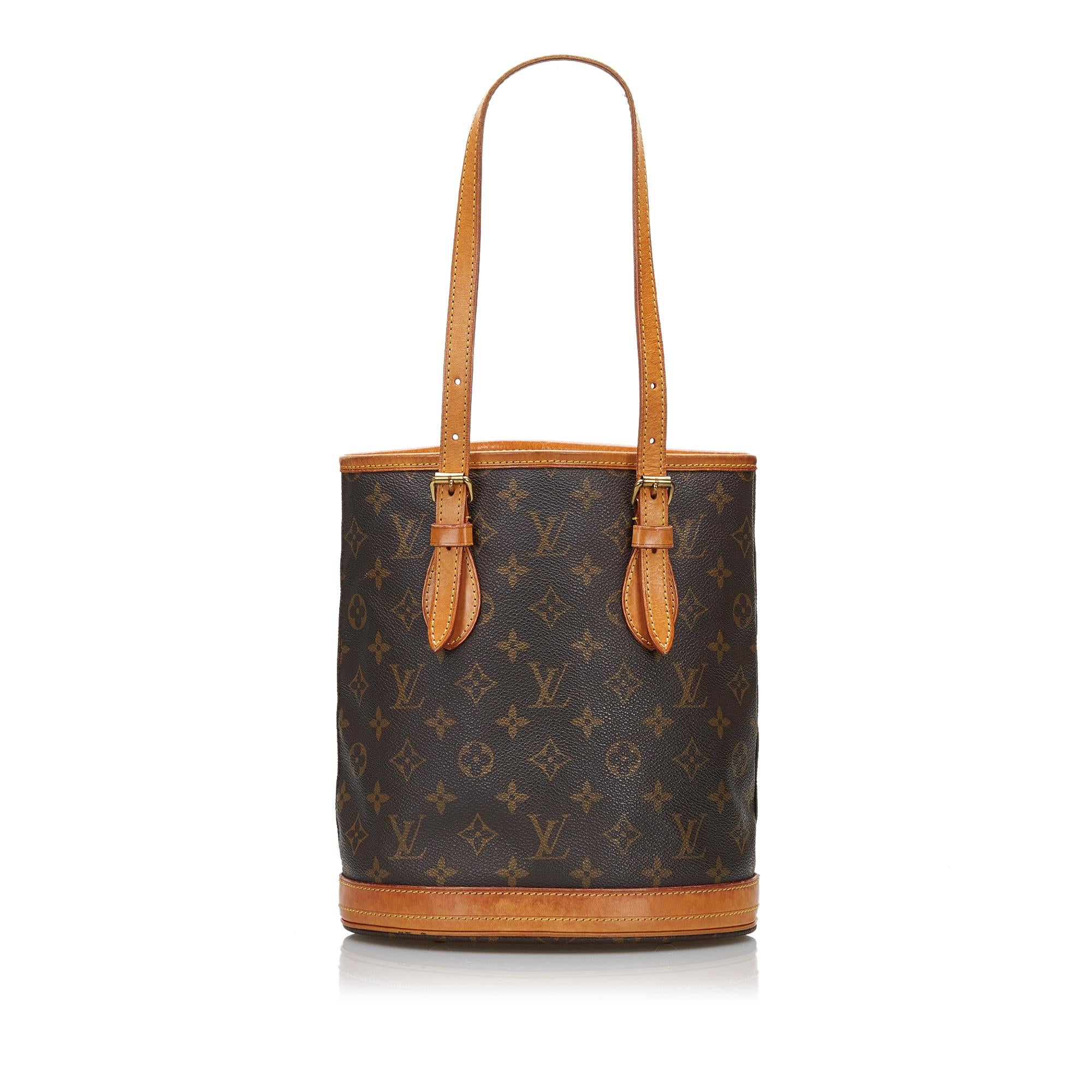 Louis Vuitton Monogram Petit Bucket (SHG-2blOsG)