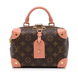 LV Louis Vuitton WOMEN'S MONOGRAM LEATHER BOX SHOULDER BAG  Louis vuitton  petite malle, Louis vuitton, Handbag straps