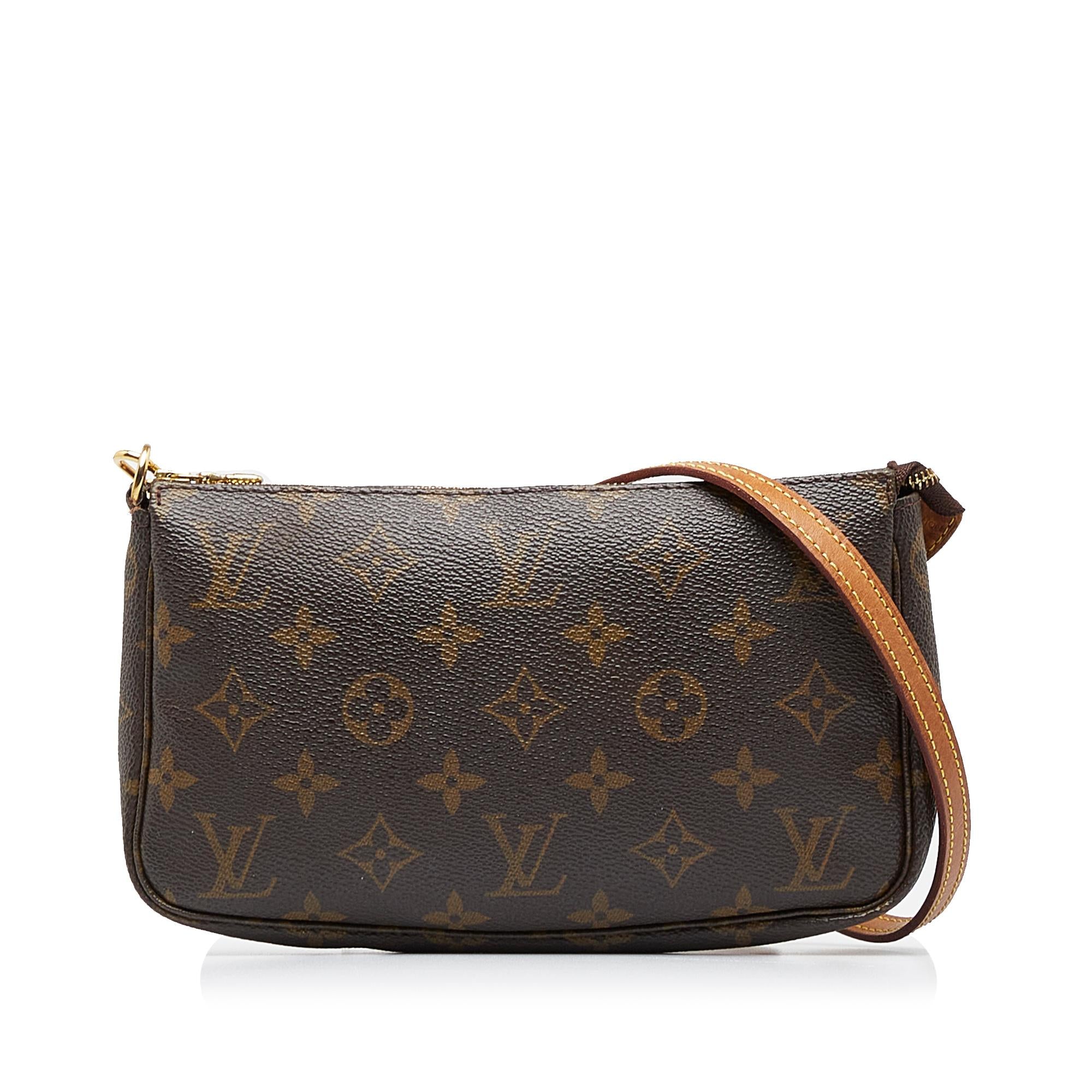 Louis Vuitton Monogram Pochette Accessoires Long Strap (SHG-B9aby9)