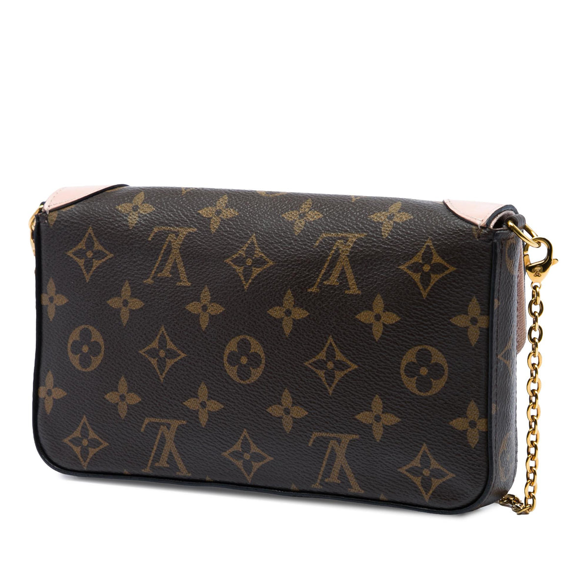 Louis Vuitton Monogram Pochette Felicie Valentine Dog