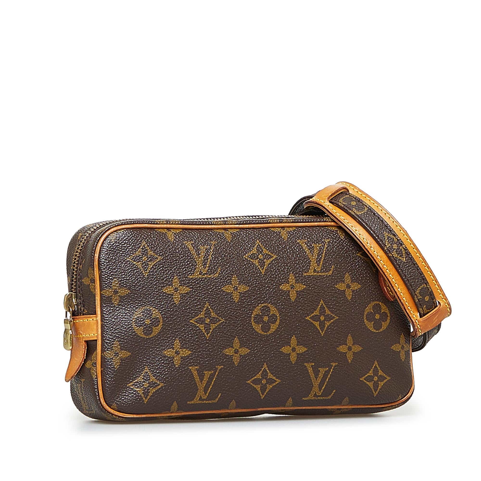 Louis Vuitton Monogram Pochette Marly Bandouliere (SHG-necMER)