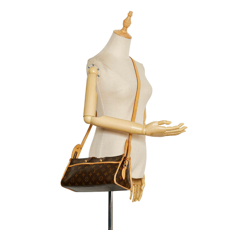 Louis Vuitton Popincourt Long M40008 Monogram Canvas Crossbody Bag