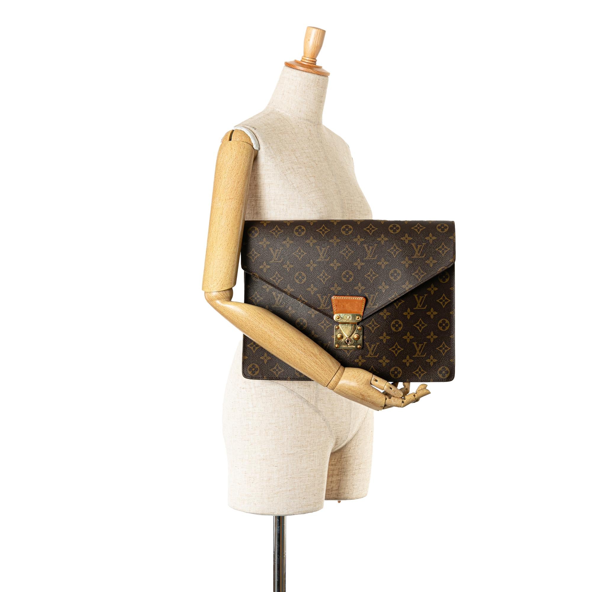 Louis Vuitton Monogram Porte-Documents Senateur (SHG-4BRDdE)