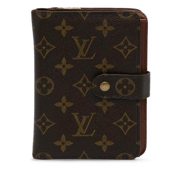 Louis Vuitton Monogram Porte-Papier Zipped Wallet (SHG-rAxB9a)