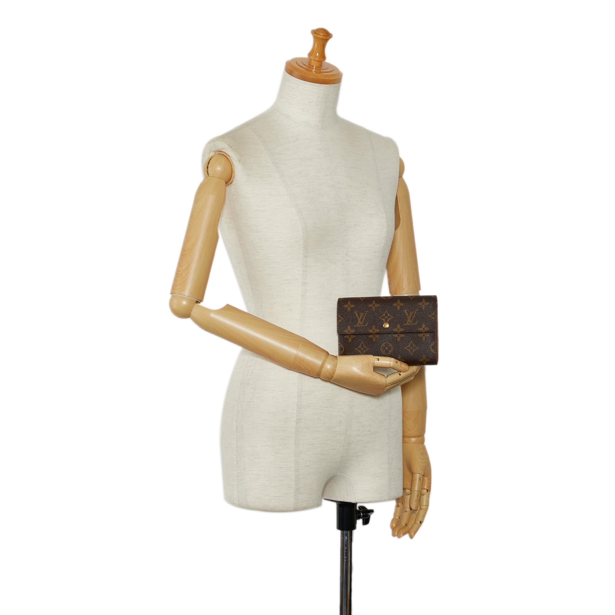 Louis Vuitton Monogram Porte Tresor Etui Papier Wallet (SHG-eiwBJb)