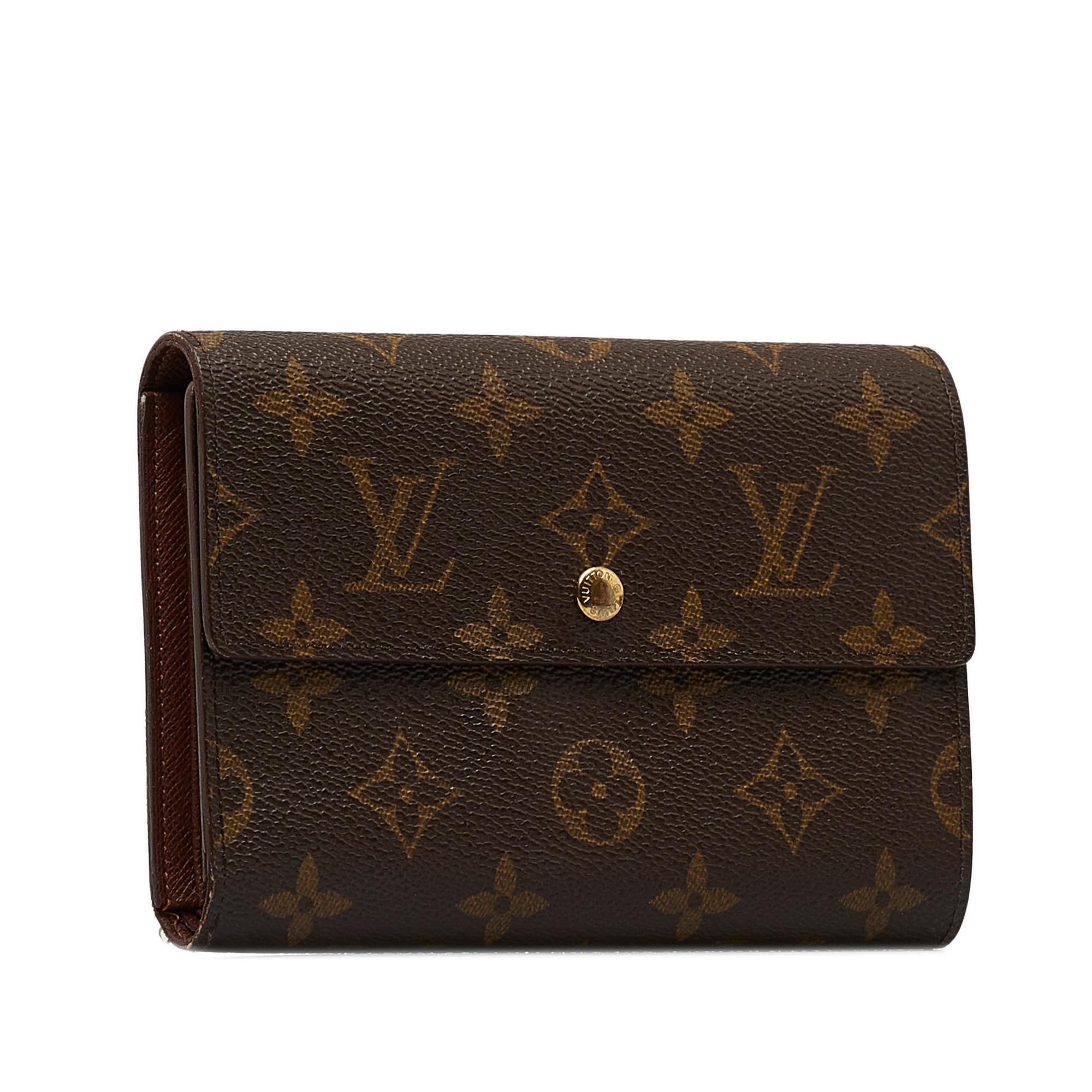 Louis Vuitton Monogram Porte Tresor Etui Papier Wallet (SHG-eiwBJb)