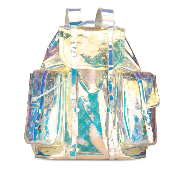 louis vuitton christopher backpack monogram gm prism Louis Vuitton Monogram Prism Christopher GM (SHG-4wYnKf)