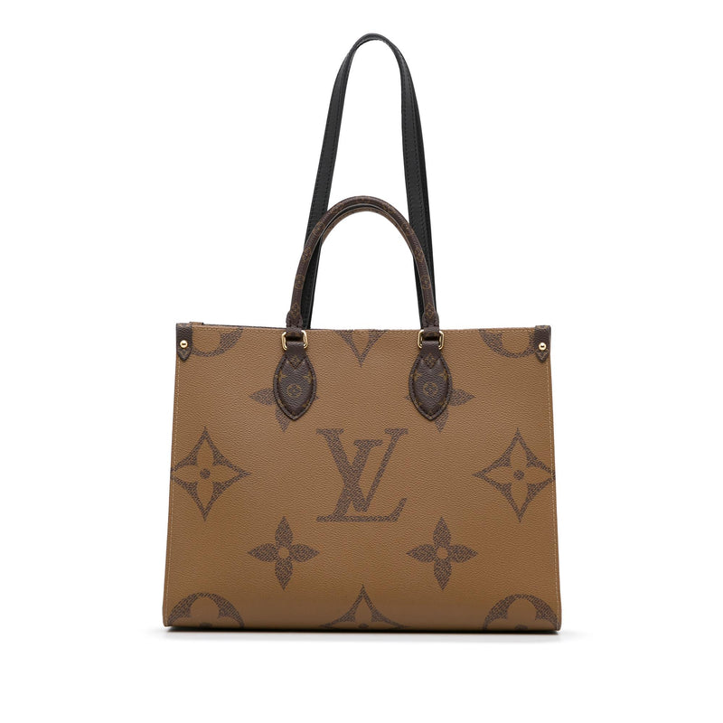 Louis Vuitton Monogram Reverse On The Go GM Tote Bag