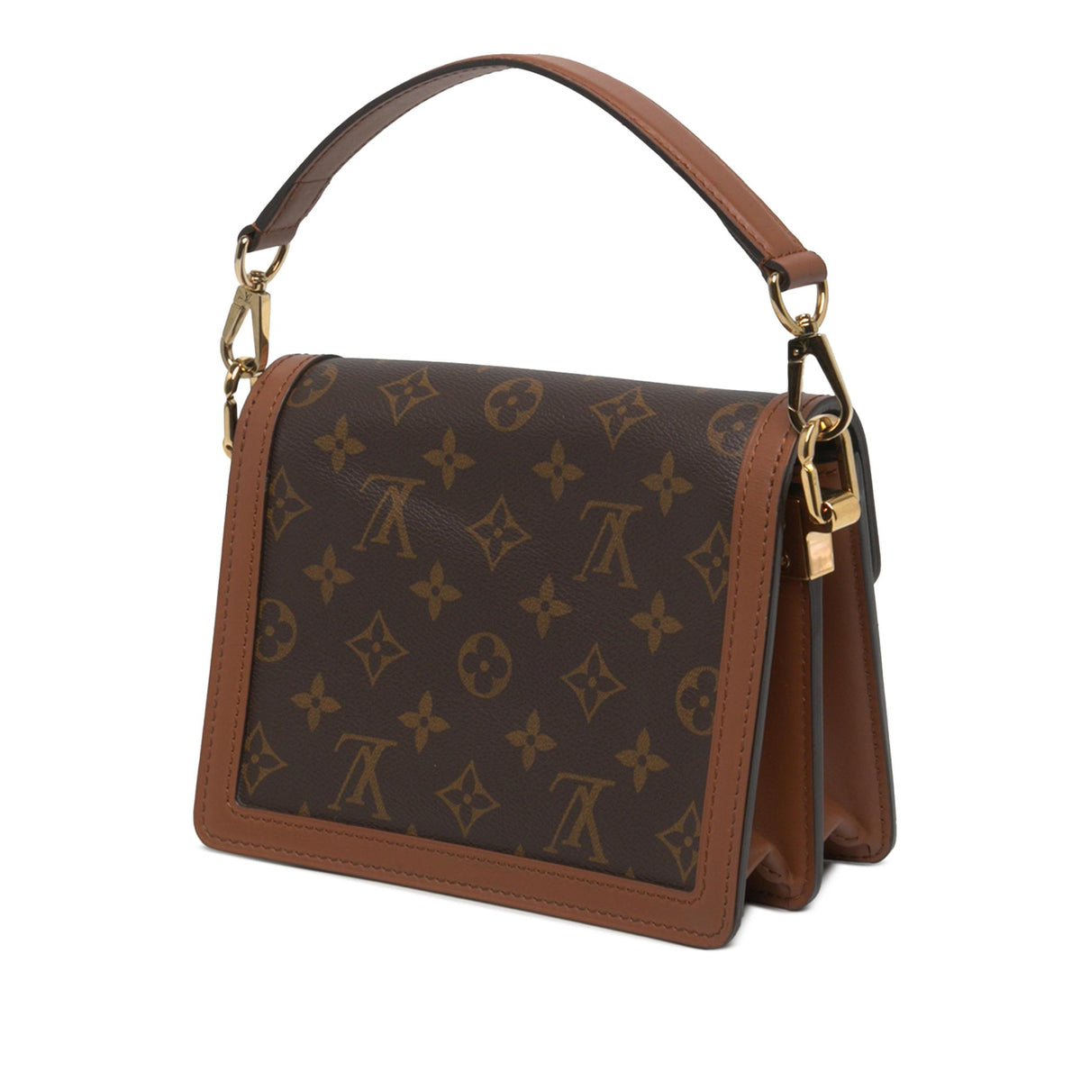Louis Vuitton Monogram Reverse Mini Dauphine Lock XL