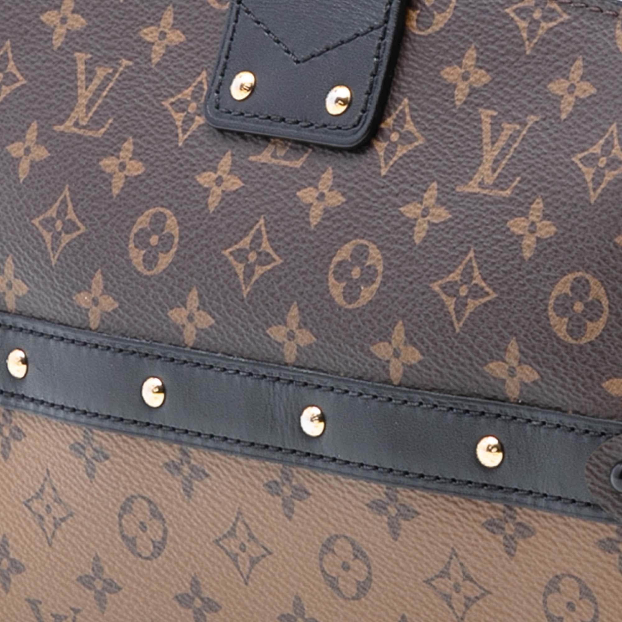 Louis Vuitton Monogram Reverse Trunk Clutch