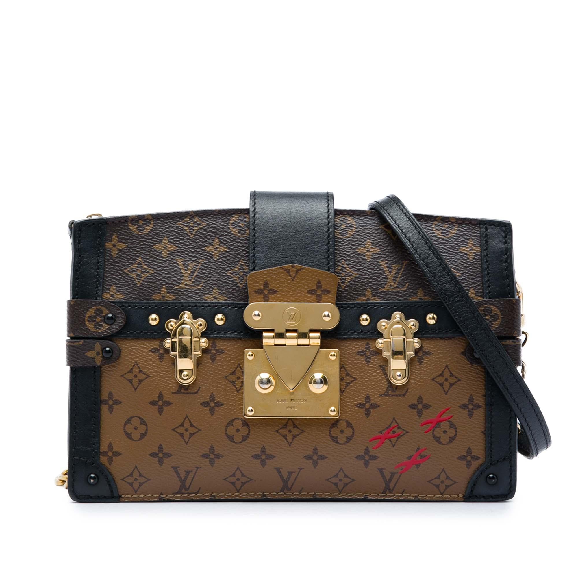 Louis Vuitton Monogram Reverse Trunk Clutch
