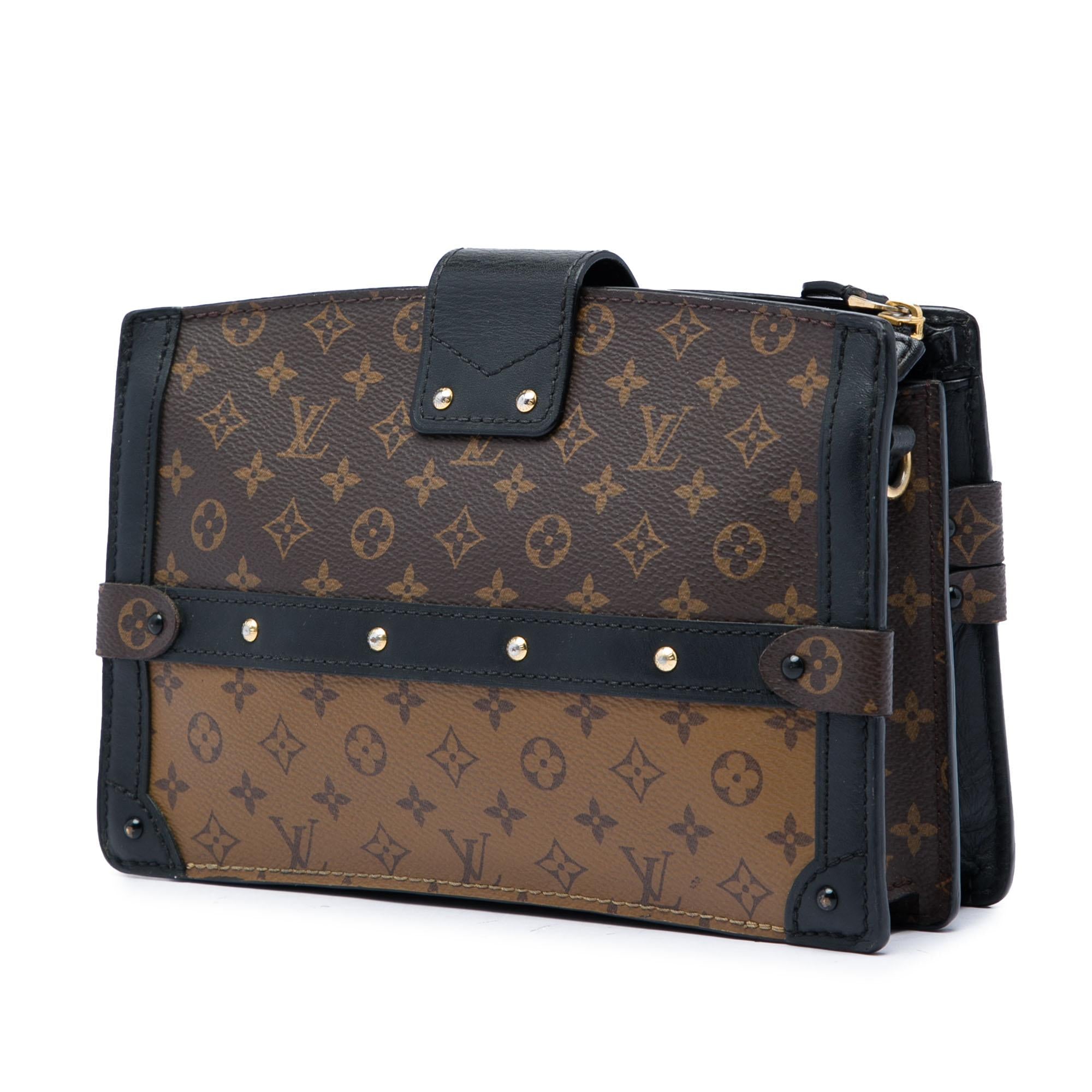 Louis Vuitton Monogram Reverse Trunk Clutch