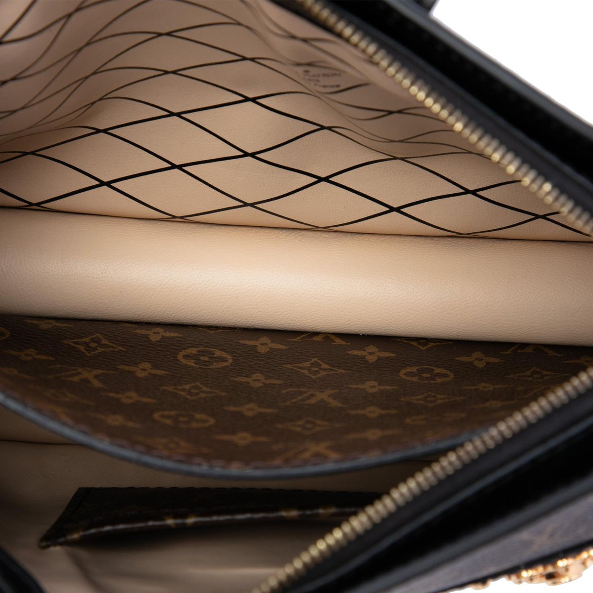 Louis Vuitton Monogram Reverse Trunk Clutch