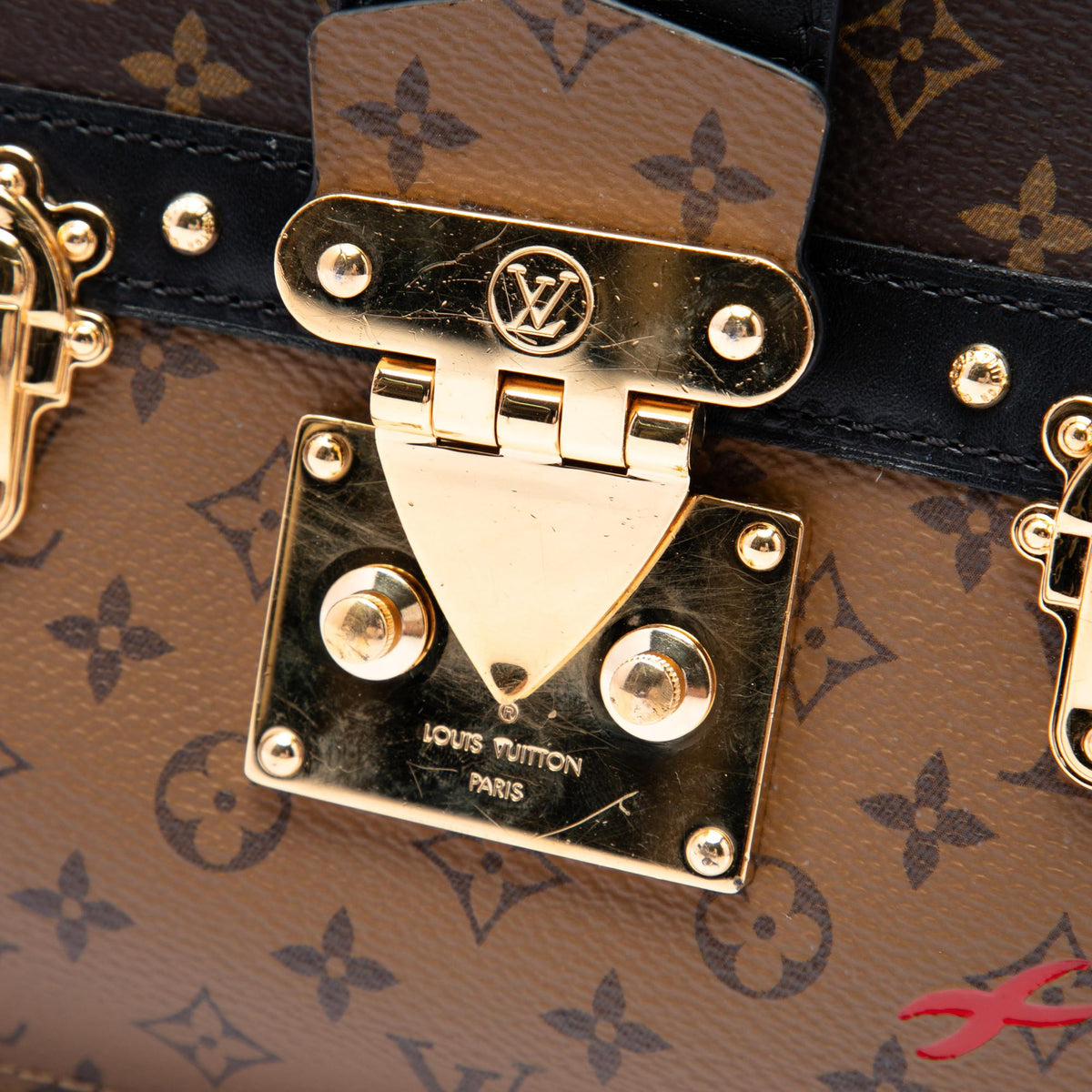 Louis Vuitton Monogram Reverse Trunk Clutch