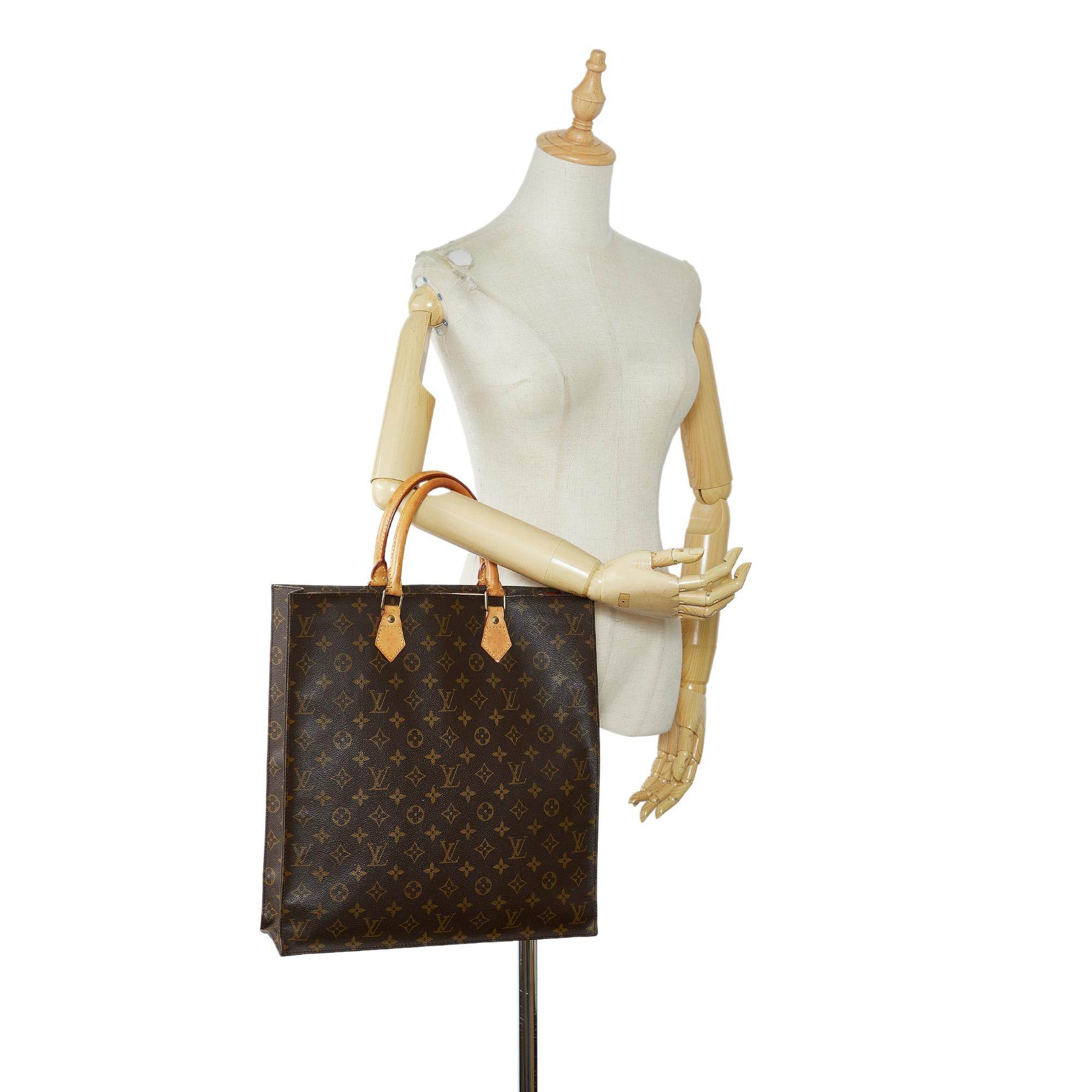 Louis Vuitton Monogram Sac Plat (SHG-z869QP)