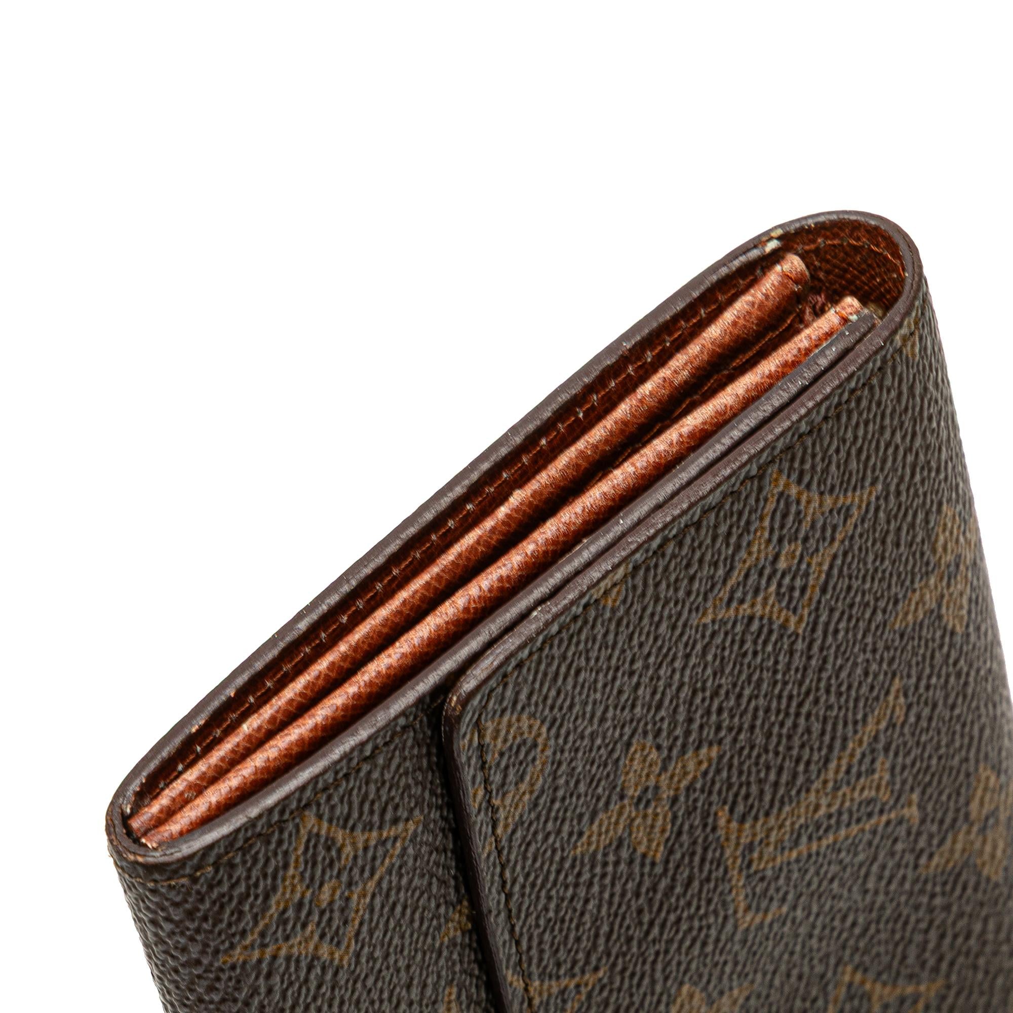 Louis Vuitton Monogram Sarah Long Wallet