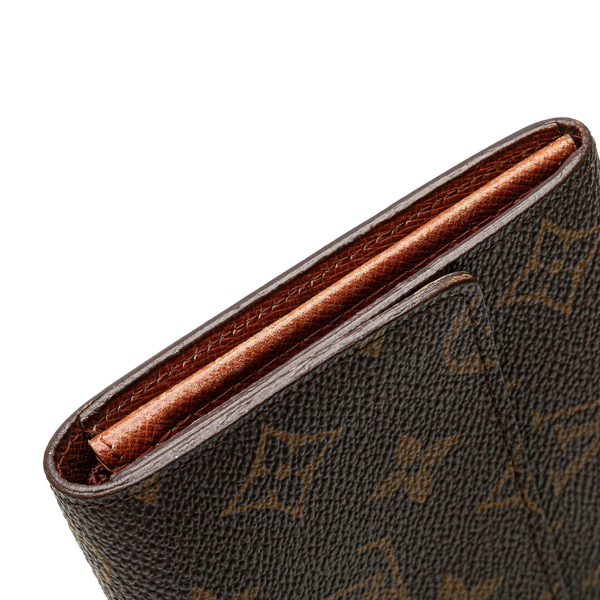 Louis Vuitton Monogram Sarah Long Wallet