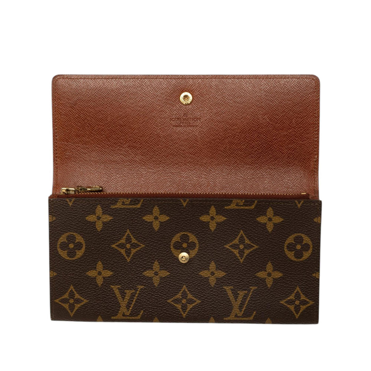 Louis Vuitton Monogram Sarah Long Wallet