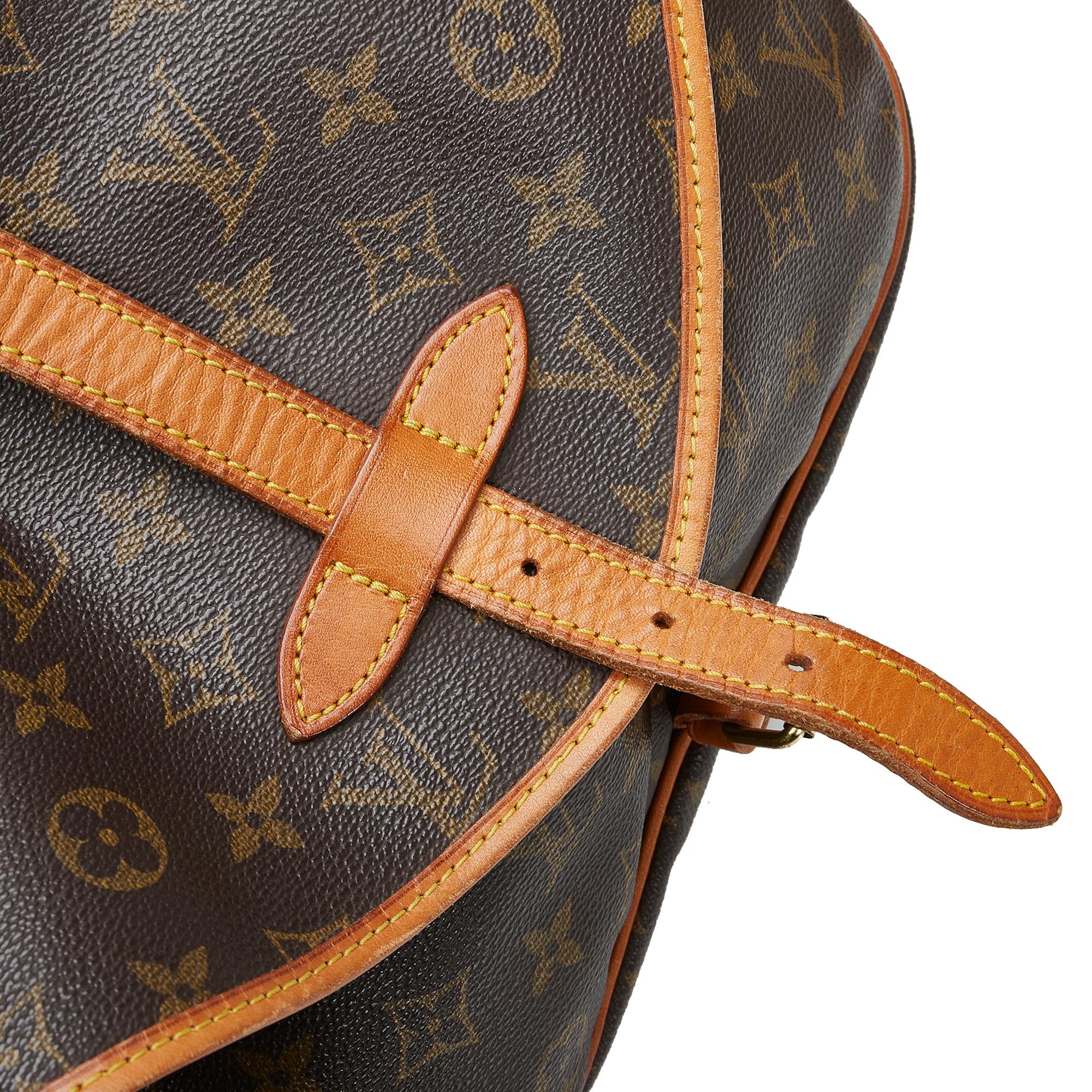 Louis Vuitton Monogram Saumur 30 (SHG-UjVfcT)