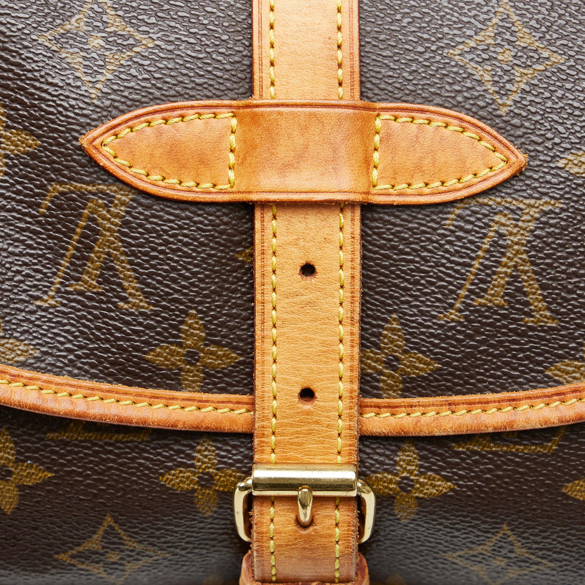 Louis Vuitton Monogram Saumur 30 (SHG-zhoc2P)