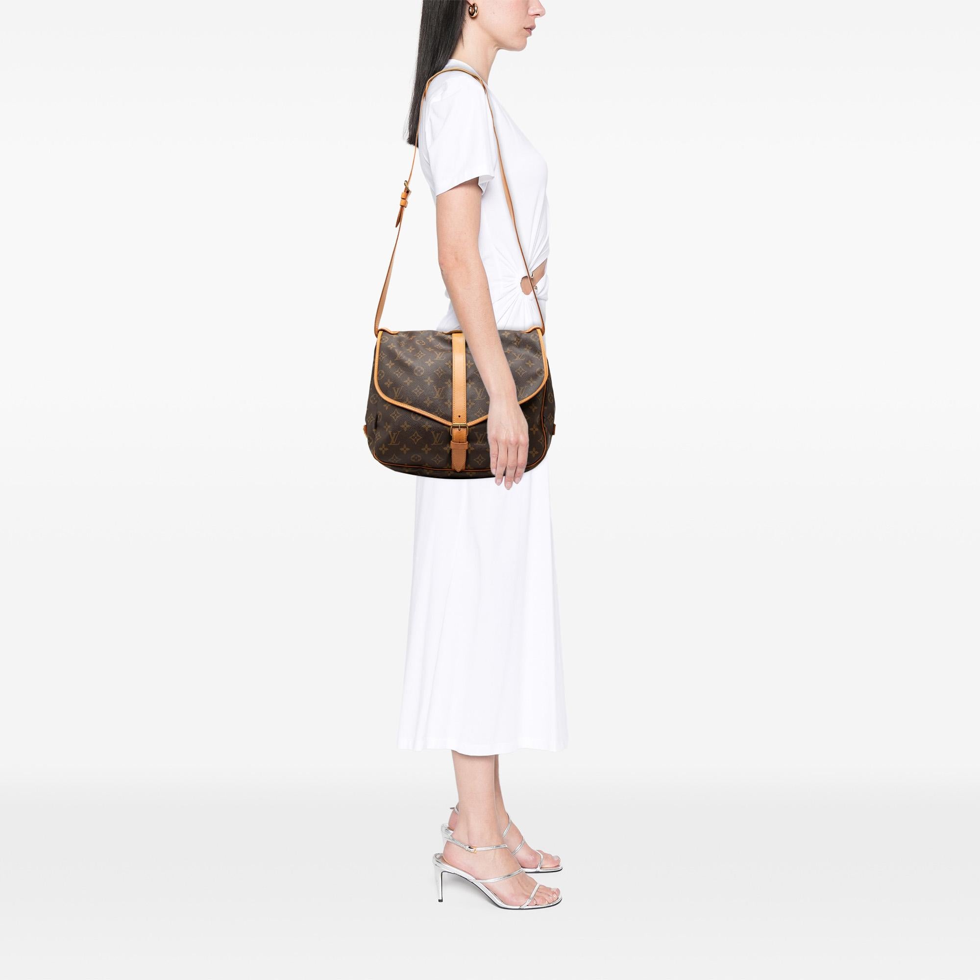 Louis Vuitton Monogram Saumur 35