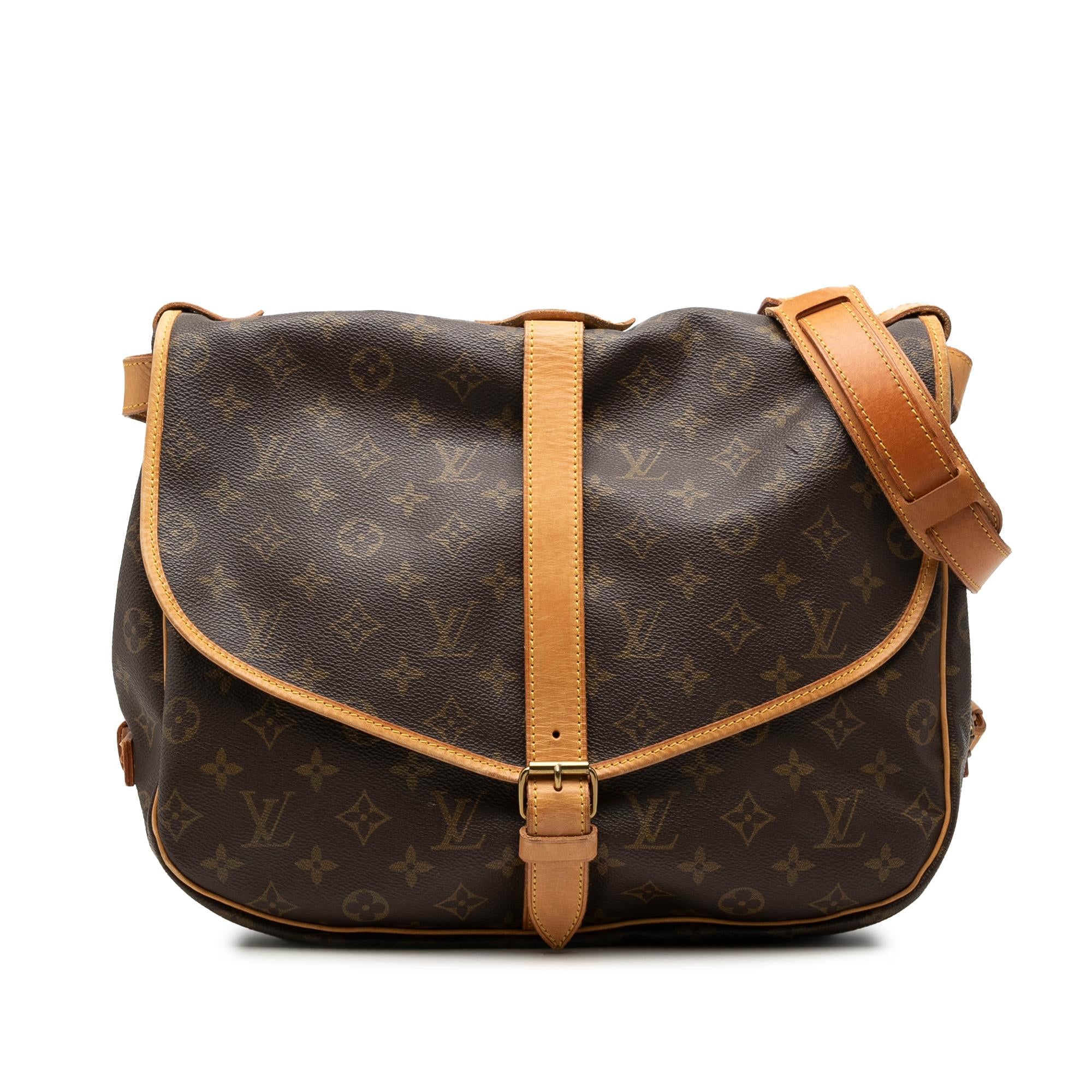 Louis Vuitton Monogram Saumur 35