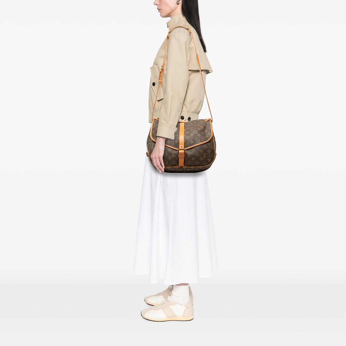 Louis Vuitton Monogram Saumur 35