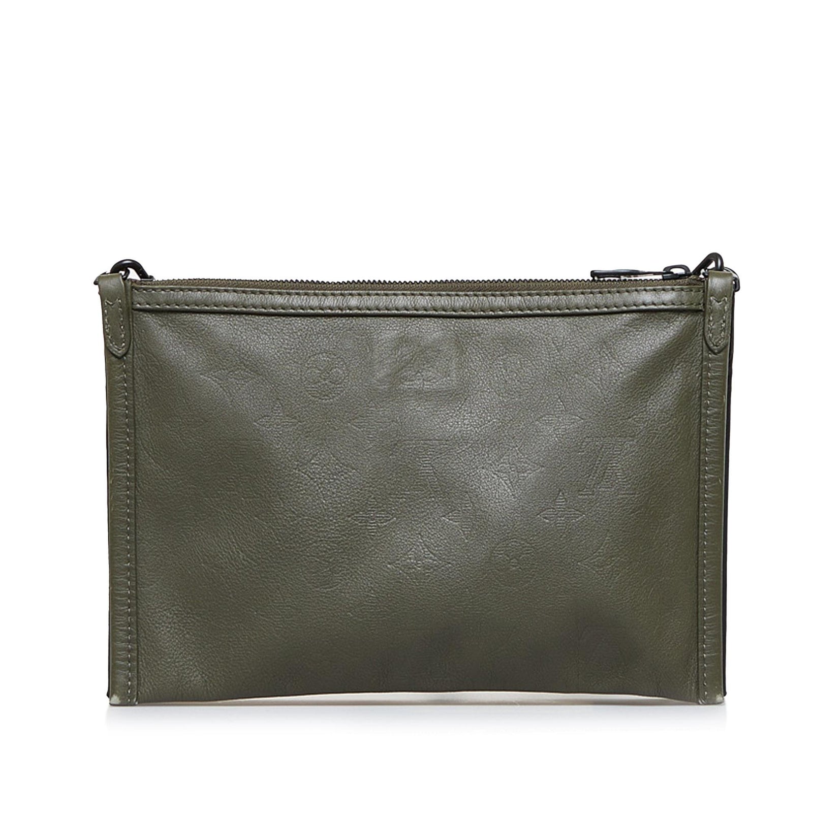 Louis Vuitton Monogram Shadow Double Flat Messenger (SHG-oAMTHv 