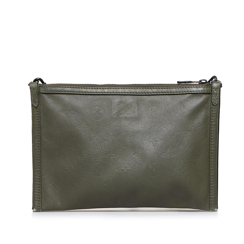 Louis Vuitton Monogram Shadow Double Flat Messenger (SHG-oAMTHv 