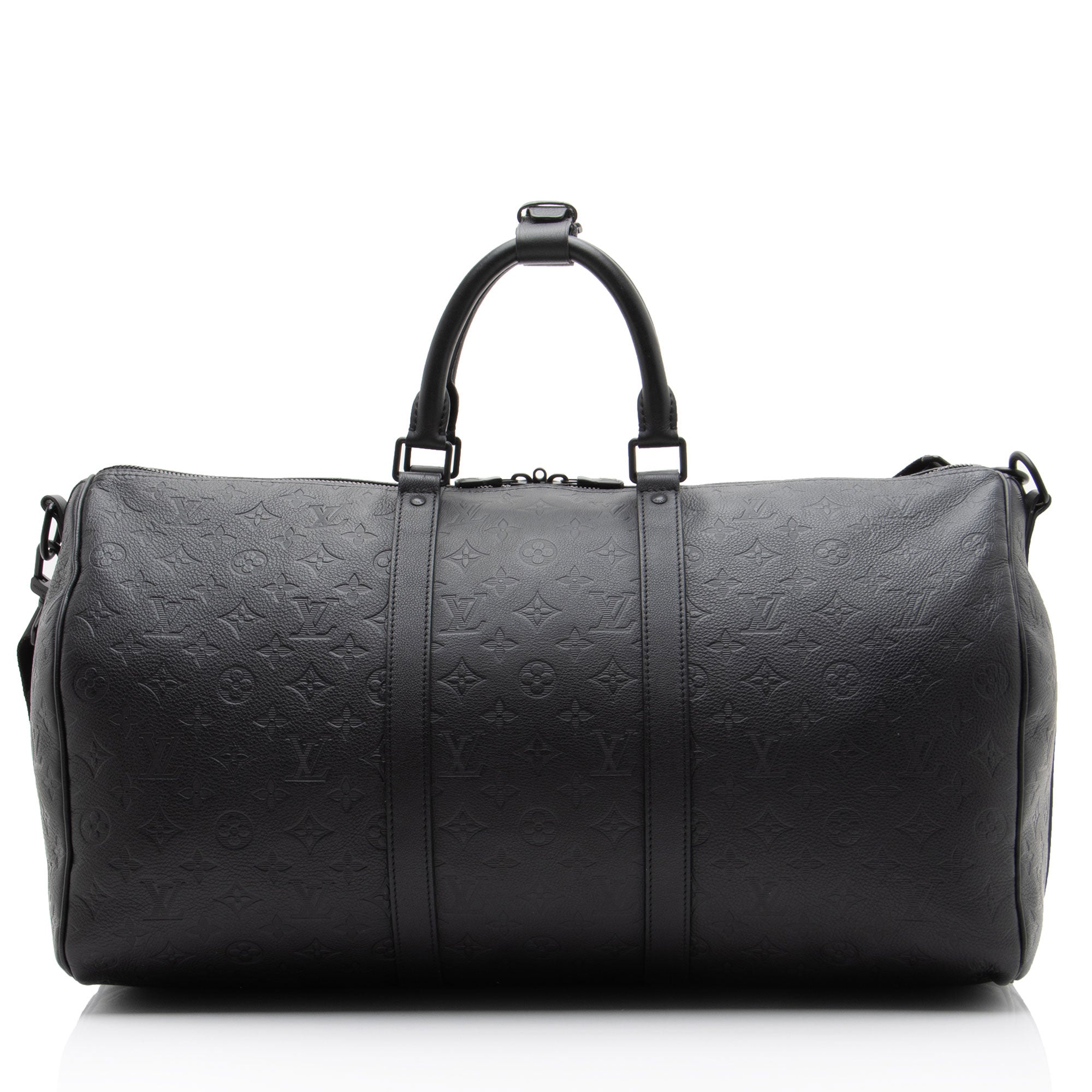 Louis Vuitton Monogram Shadow Keepall Bandouliere 50 Duffle