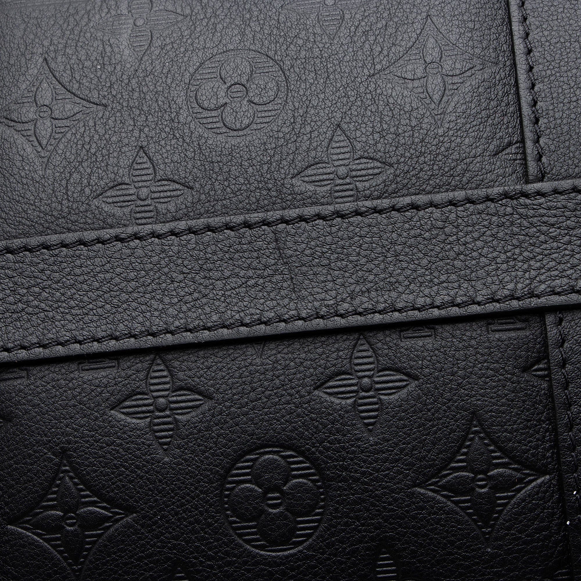 Louis Vuitton Monogram Shadow Keepall Bandouliere 50 Duffle