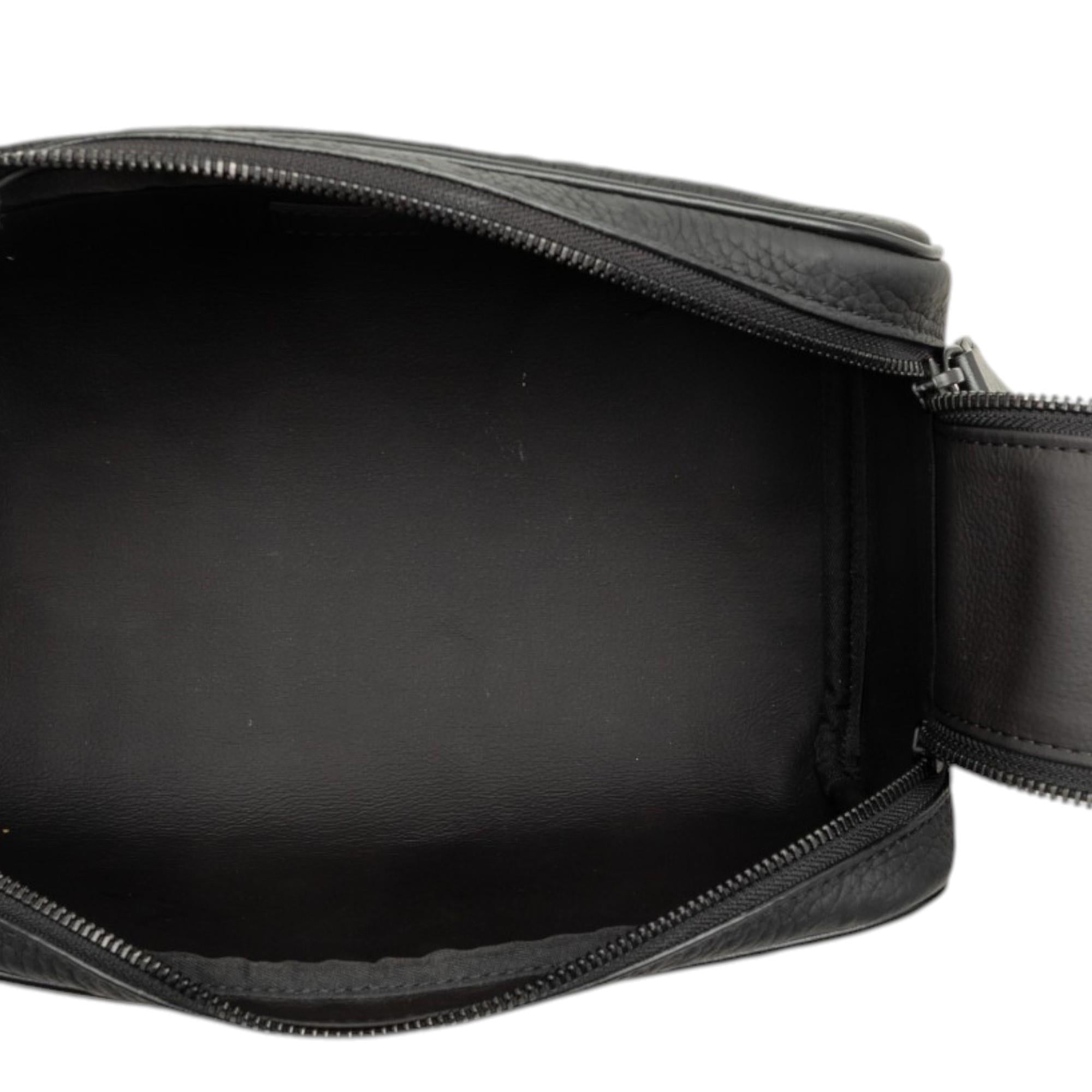 Louis Vuitton Monogram Shadow Locker Dopp Kit Clutch
