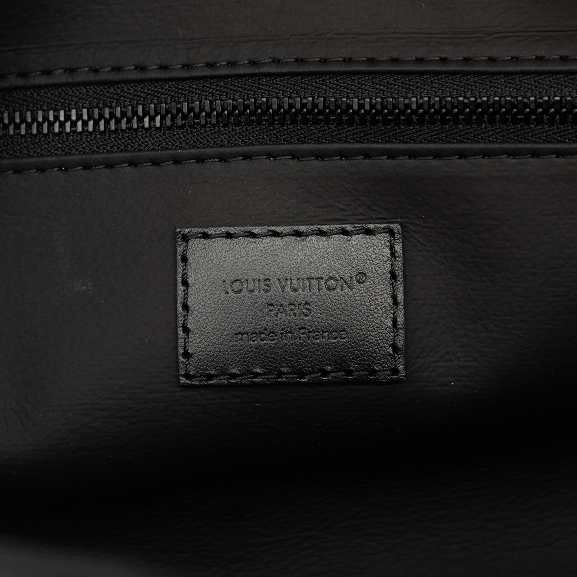 Louis Vuitton Monogram Shadow Locker Dopp Kit Clutch
