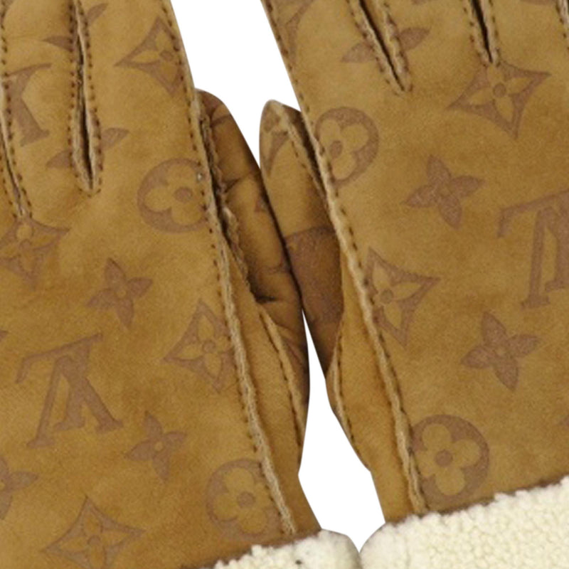 Louis Vuitton Monogram Shearling Gloves (SHG-36692) – LuxeDH