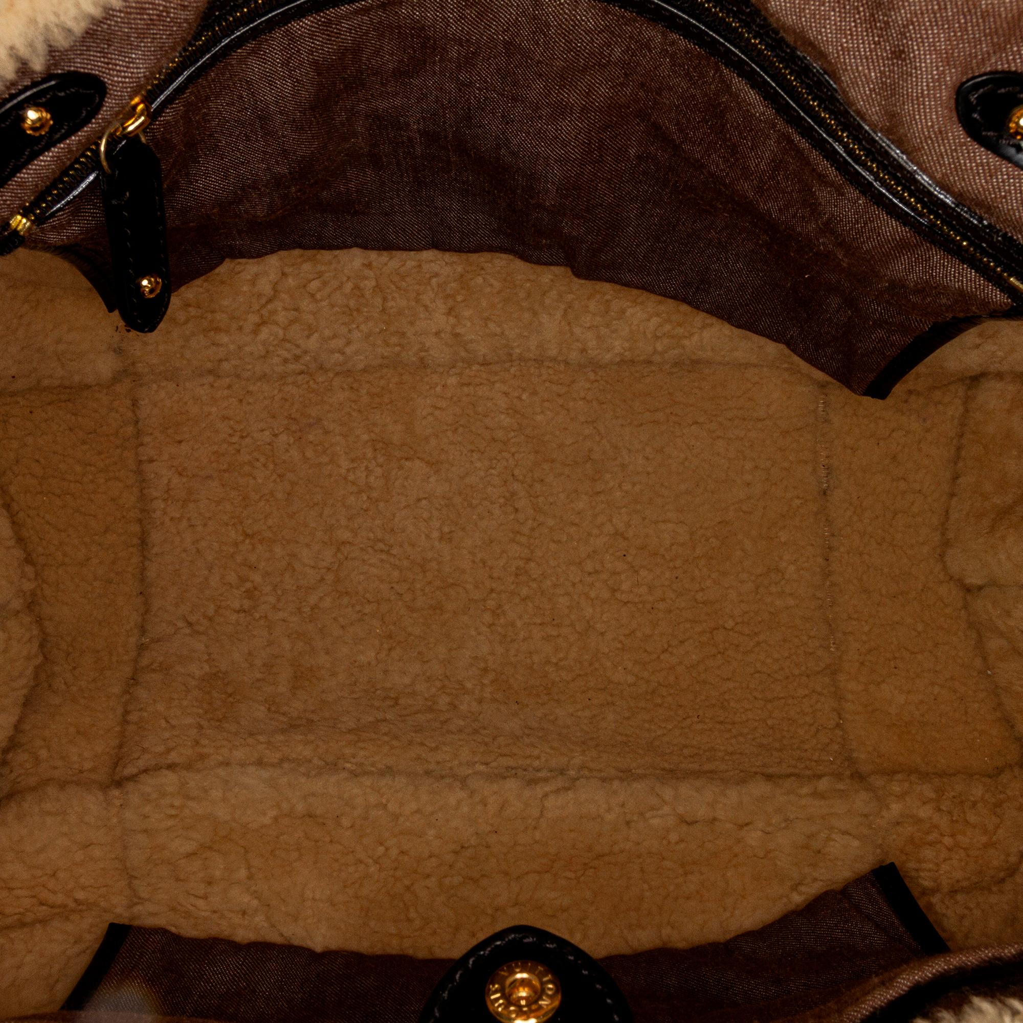 Louis Vuitton Monogram Shearling Thunder (SHG-37132)