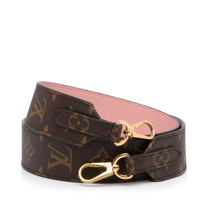 pink and black louis vuittons belt