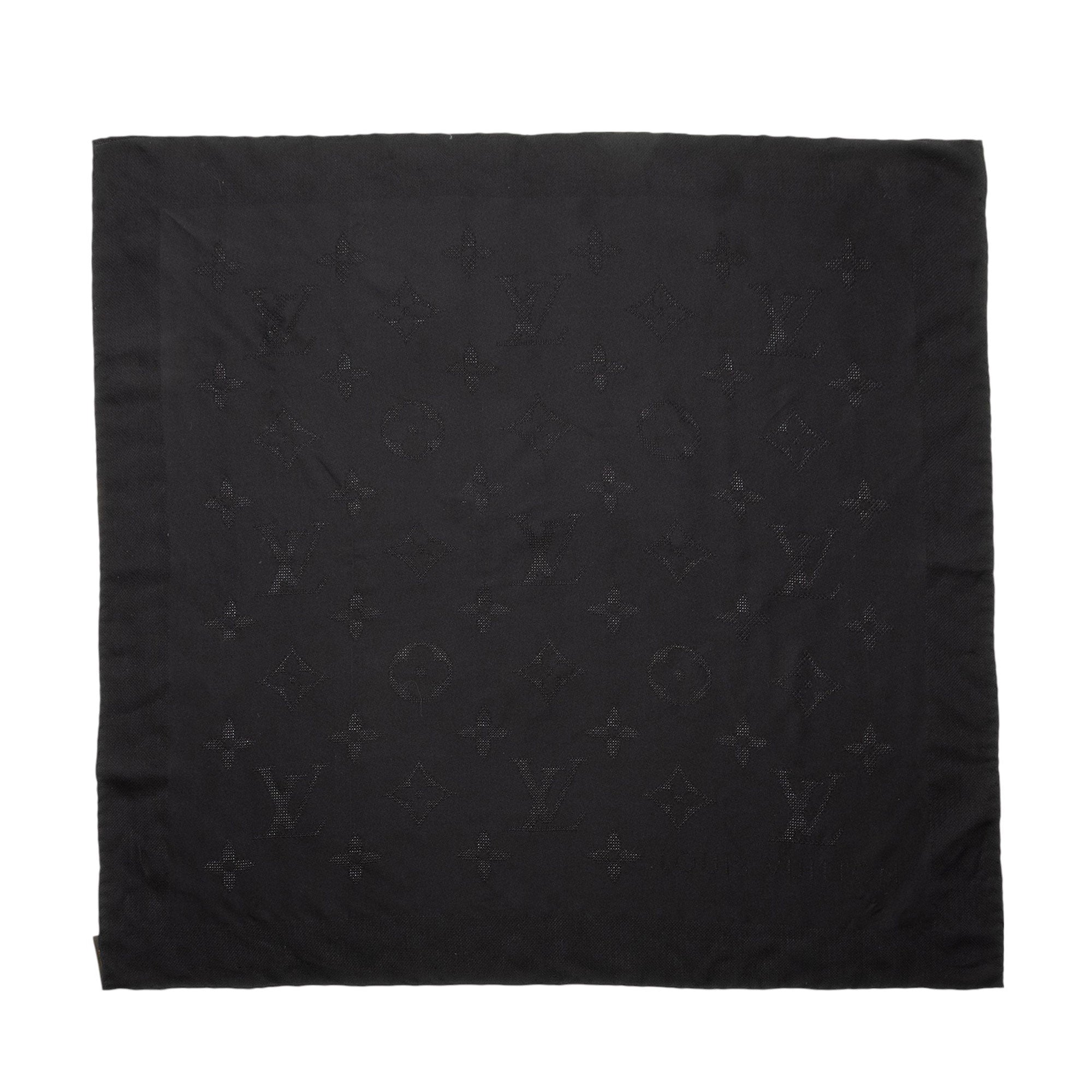 Louis Vuitton Silk Monogram 65cm Scarf